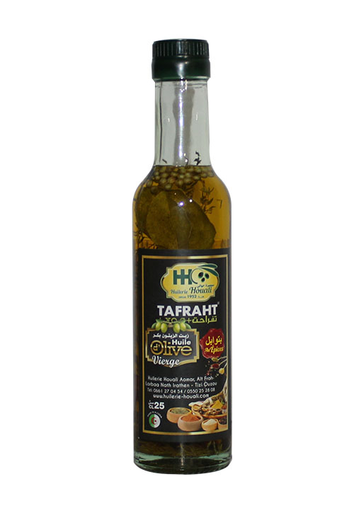 Huile d'olive vierge épicé 25cl